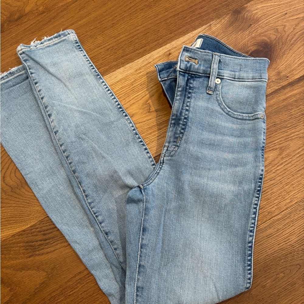 Madewell skinny Light Blue Denim Jeans